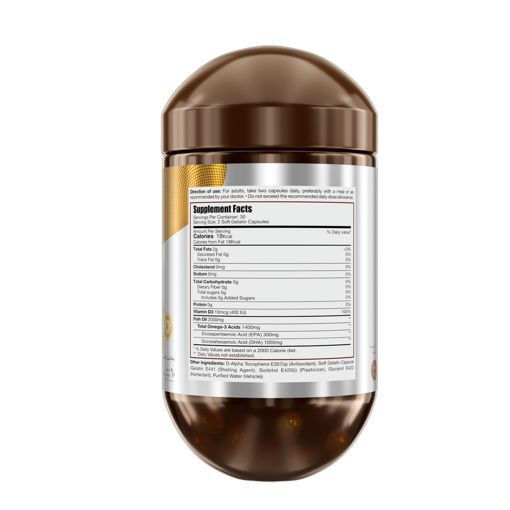 Limitless Omega 3 Fish Oil 2000mg
