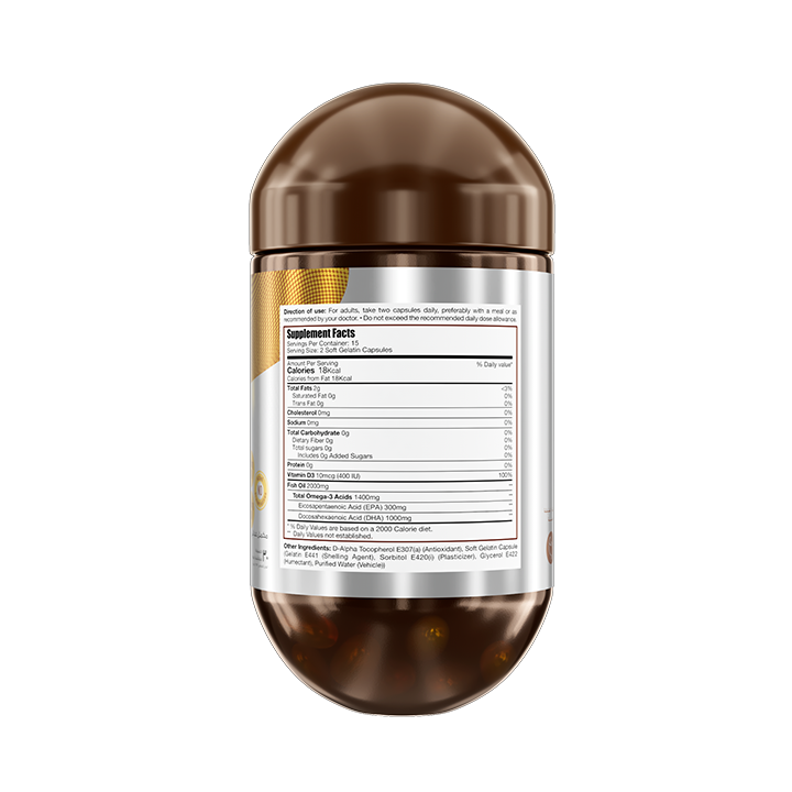 Limitless Omega 3 Fish Oil 2000mg